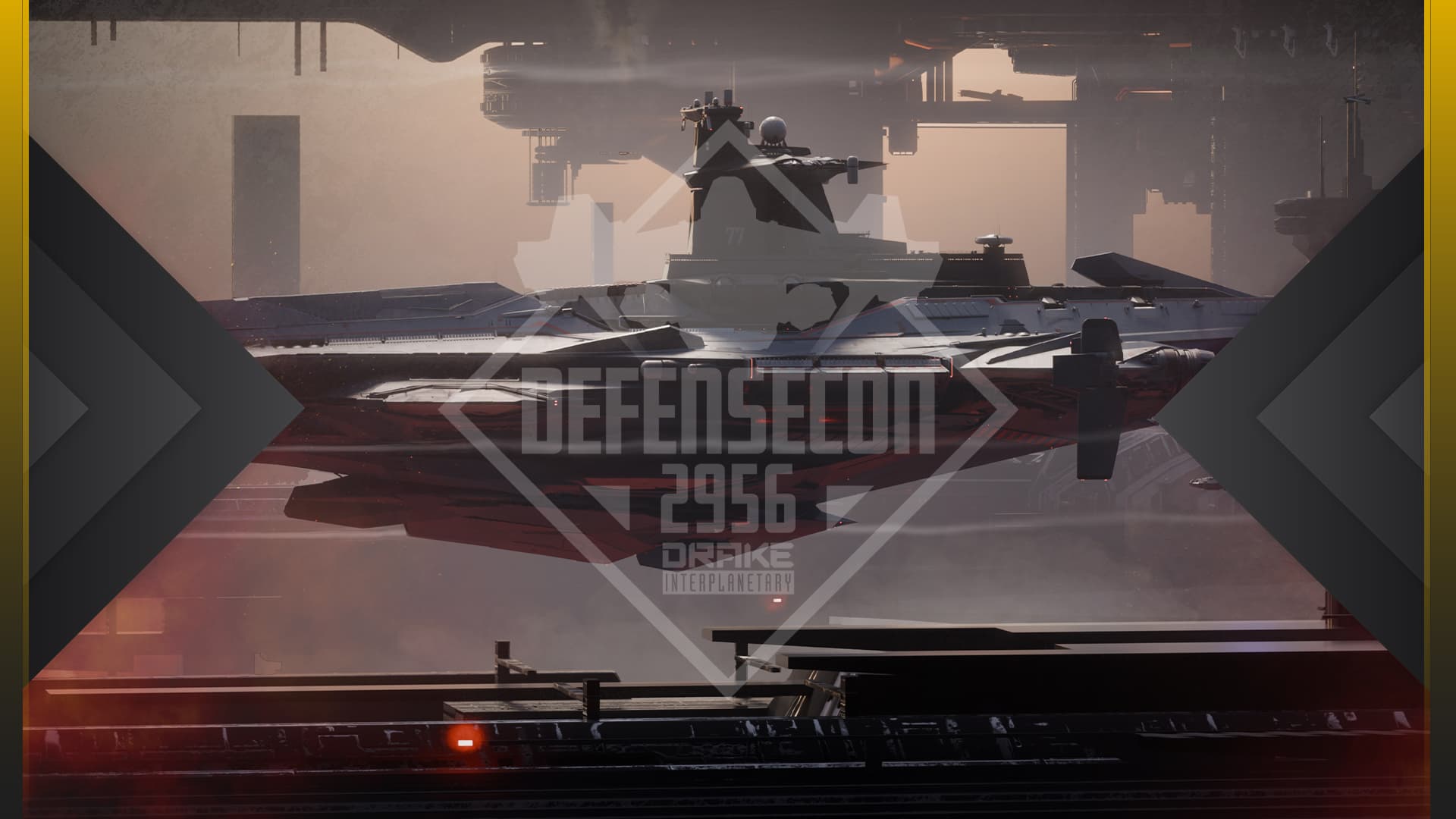 Anvil Aerospace DefenseCon 2956 manufacturer spotlight artwork from Roberts Space Industries