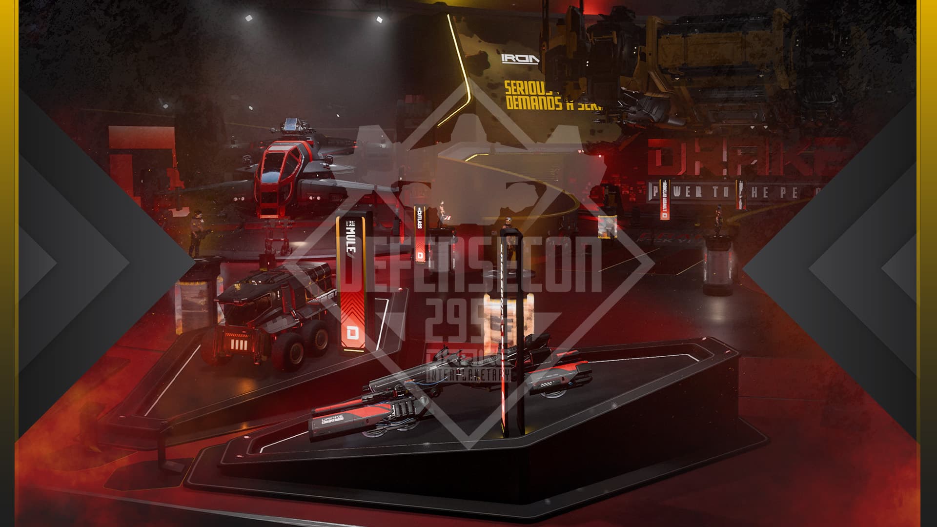 DefenseCon 2956: Vehicle Mods & Weapons Kits, explained for new pilots artwork from Roberts Space Industries